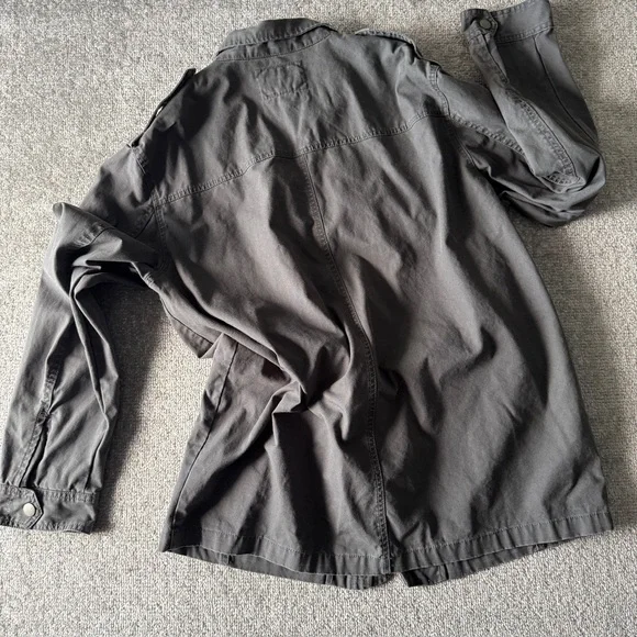 Converse One Star M-65 Field Utility Jacket Gray Men's Size Large - Picture 6 of 6